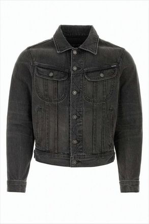 Tom Ford Button-Up Grey Denim Jacket