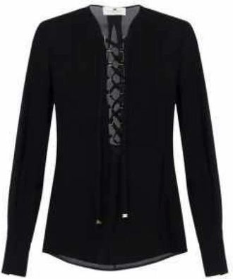 Elisabetta Franchi Donna, Camicette, Nero, S, new