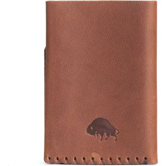 Ezra Arthur No. 2 Card Holder Wallet in Whiskey at Nordstrom