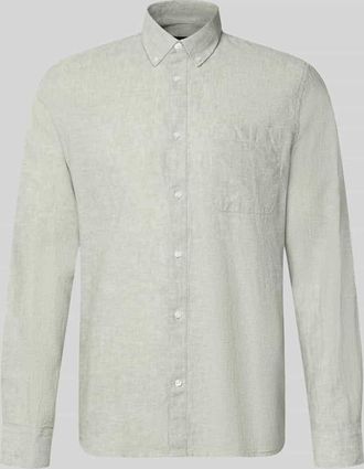 Matinique Regular Fit Freizeithemd mit Leinen-Anteil in Hellgruen Melange, Gr&ouml;&szlig;e XXL