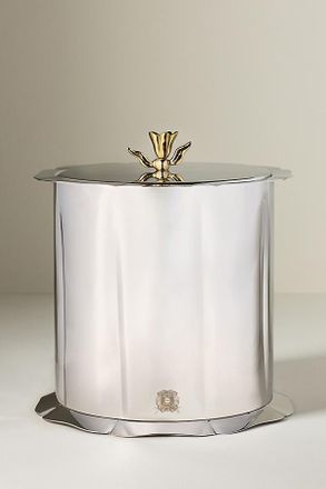 Anthropologie Hotel Bar Stainless Steel Ice Bucket