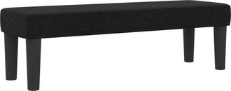 vidaXL Vidaxl - Box Spring Bed with Mattress Black 120 x 190 cm Fabric