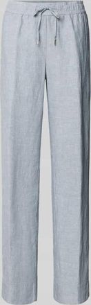 Brax Brax Regular Fit Weite Hose aus reinem Leinen Modell FARINA in Hellgrau, Gr&ouml;&szlig;e 36K