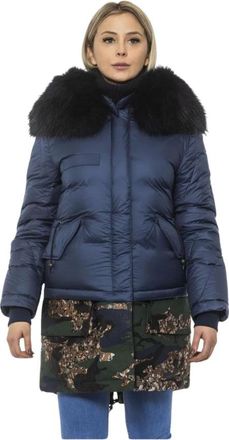 Mr & Mrs Italy Parka H&iacute;brida de Plumas - Coats - Mujer - Azul - S
