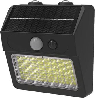 Trade Shop Trade Shop - Applique Solar Al Aire Libre Con Sensor De Movimiento Ip54 12w Light 3000k + 6500k Zq-db-002jx