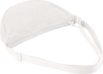 Generic Crescent Bag Adjustable Strap Crossbody Bag for Men Women with Zipper Hobo Bag Solid Dumpling Bag for Travel Work (Beige)