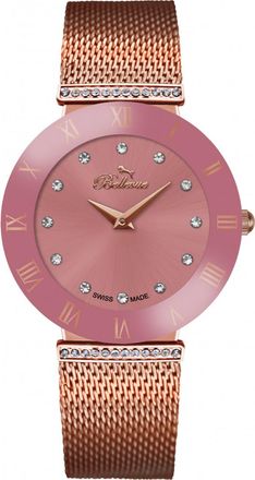 Bellevue Womens F-115 Ladies Watch - Rose Gold - One Size