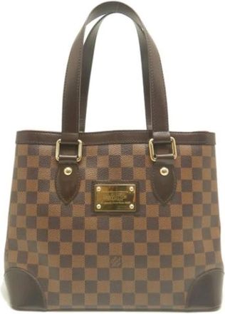 Louis Vuitton Pre-owned Tote bag - Dames - Vintage Schoudertas - Bruin - ONE Size - Vintage