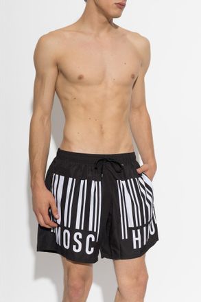 Moschino Swim Shorts, Mens, Black