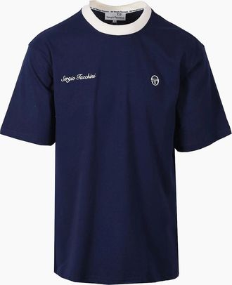 Sergio Tacchini Mens SERGIO TACCHINI BERTO T-SHIRT MARITIME BLUE - Navy - Size: 38