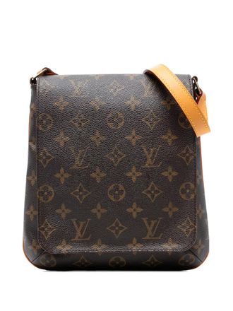 Louis Vuitton 2001 Monogram Musette Salsa PM Long Strap crossbody bag - Marrone