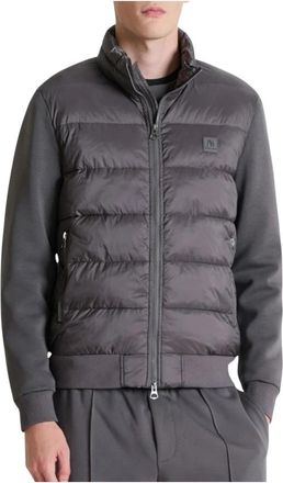 Antony Morato Coat Slim Fit in Nylon Shioze - Heren - Zomerjassen - Grijs - XL - Nylon - Jassen