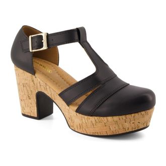 Andrea Womens Heeled Platform Sandals