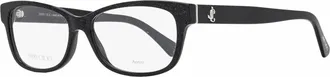 Jimmy Choo London JC278 Rectangular Acetate Eyeglasses - Black
