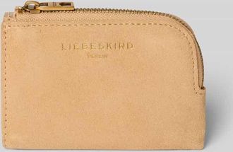 Liebeskind Portemonnaie mit Label-Print Modell Lena in Sand, Größe 1