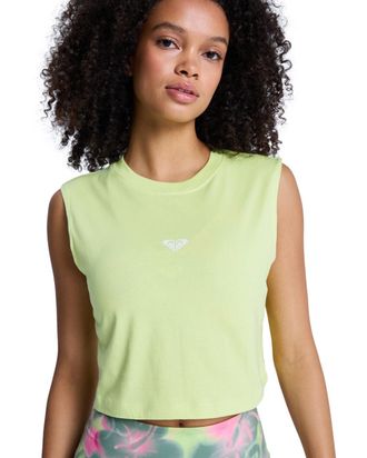 Roxy Shirttop ROXY Essential Energy, Damen, Gr. XXL, daiquiri gr&uuml;n, Obermaterial: 100% Walkfrottier;, Tops Shirttop