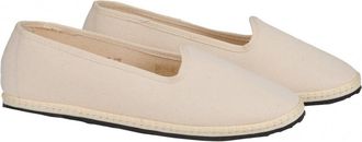 Vibi Venezia Womens Classic Cotton Furlana In Ecru