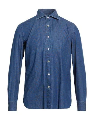 LUIGI BORRELLI NAPOLI TOPWEAR - Denim shirts sur YOOX.COM