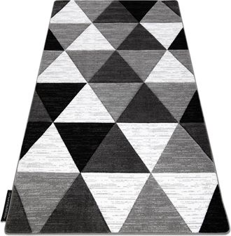 RugsX Alfombra Alter Rino Tri&aacute;ngulos Gris Grey 280x370 Cm