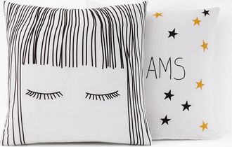 La Redoute Interieurs Kussensloop in zuiver katoen, Fringe