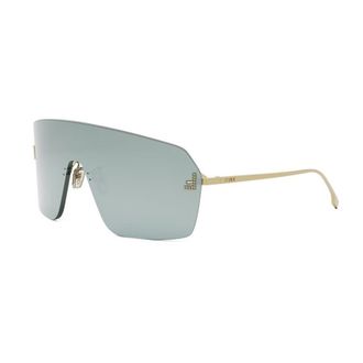 Fendi Ladies Black Shield Sunglasses FE4121US 30X