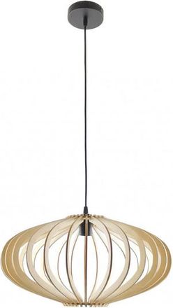 Fabrilamp Colgante Sapelli 1xe27 Madera Natural 45d
