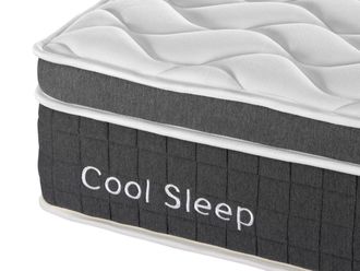 Arthur Sleep Cool Memory Foam Medium Firm Gel Hybrid Mattress in White | Size: Small Double