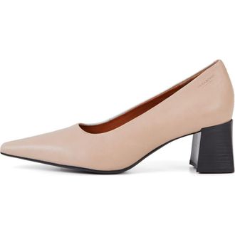 Vagabond Altea Block Heel Pump in Taupe at Nordstrom Rack, Size 9Us / 39Eu