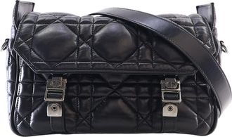 Dior Pre-owned Dior Small Calfskin Macrocannage Diorcamp Messenger Bag Unisex IPOY287RNTNDI8N1