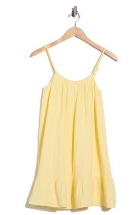Abound Cotton Gauze Minidress in Yellow Begonia at Nordstrom Rack, Size X-Large