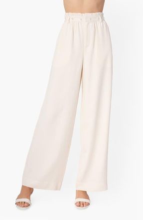 Cami NYC Hudson Wide Leg Pants in Ceramic at Nordstrom, Size 10