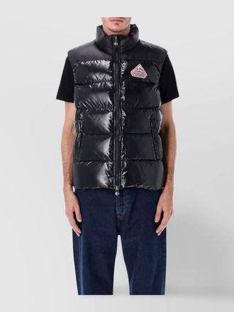 Pyrenex high collar sleeveless puffer jacket