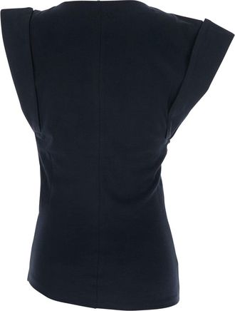 Isabel Marant Womens T-Shirt Maisan-Gz Black Cotton T-Shirts & Jerseys