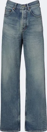 Saint Laurent Jeans a gamba larga