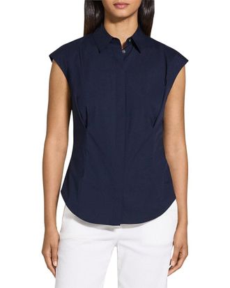 Theory Cap Sleeve Top