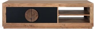 Giner&Colomer Mesa de centro de madera de acacia de 140 cm