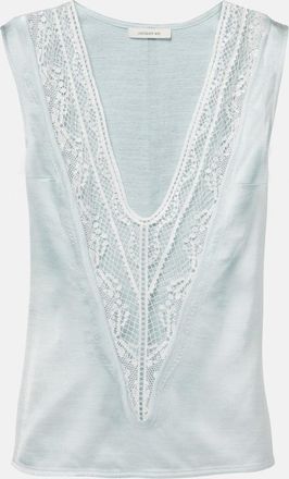 Jacques Wei Top con pizzo