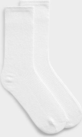 Simons Womens Finely ribbed socks