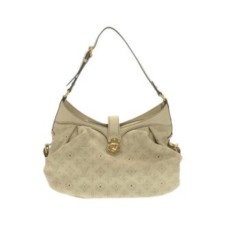 Louis Vuitton Pre-owned Shoulder Bags, female, Beige, Size: ONE SIZE Pre-owned Mahina Leather Shoulder Bag