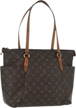 Louis Vuitton Pre-owned Tote Bags, female, Brown, Size: ONE SIZE Pre-owned Monogram Canvas Tote Bag