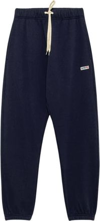 Autry Jersey Joggingbroek met Label - Heren - Sweatpants - Blauw - S - Katoen - Broeken