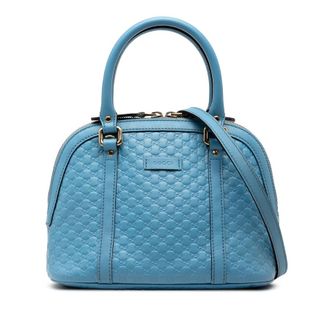 Gucci Pre-owned Gucci Mini Microguccissima Dome Satchel Ladies 449654 520981