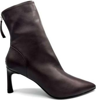 Halmanera Tronchetto - Dames - Laarzen met Hak - Bruin - 36 EU - Leer - Schoenen