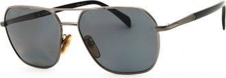 David Beckham DB 1128/G/S 0V81 M9 Ruthenium Black/Dark Grey Polarized