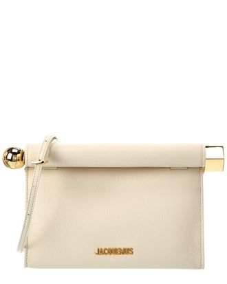 Jacquemus The Rond Carre Leather Clutch