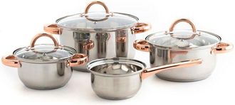 Quid Bateria Inoxidable Vanity 4 Piezas