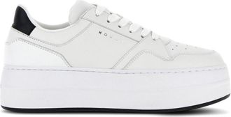 Hogan White H670 Lace Up Sneakers