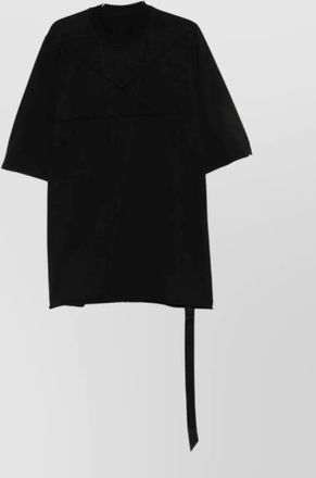 Rick Owens oversized cotton three-quarter sleeve t-shirt