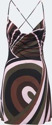 Pucci Iride jersey satin minidress