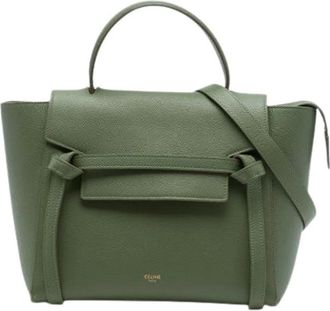 Celine Pre-owned Vintage Belt Bag - Dames - Vintage Heuptassen - Groen - ONE Size - Leer - Vintage